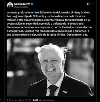 Iván Duque aceitou o trabalho de Lindsey Graham na Colômbia - crédito