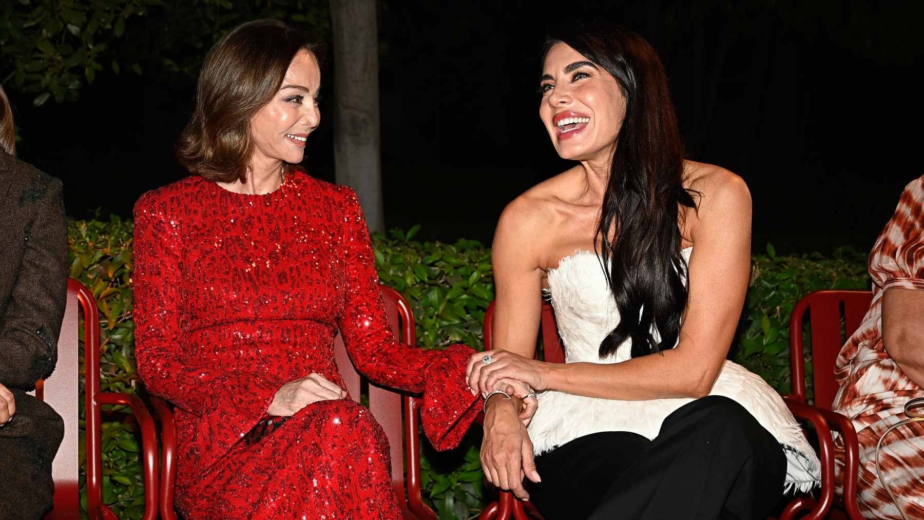 El momento de confusión de Pilar Rubio e Isabel Preysler. (Europa Press)