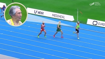 Un atleta de 92 años se coronó campeón mundial de los 100 metros: el video de su proeza y a cuánto quedó del récord