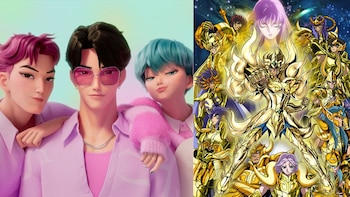 Así se verían los Saja Boys si fueran los villanos de Los Caballeros del Zodiaco, según la IA