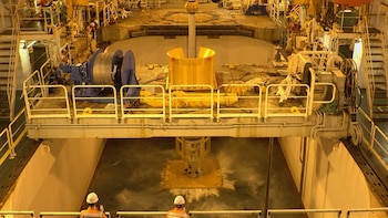 Un dispositivo minero en el