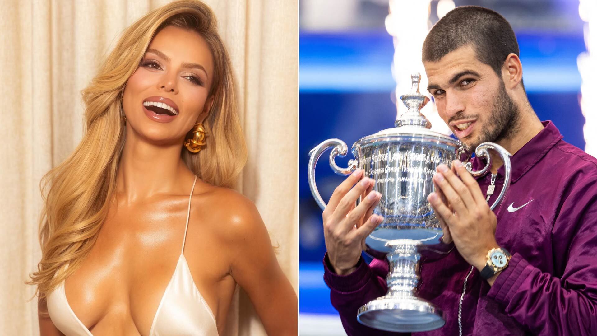 Carlos Alcaraz y la modelo Brooks Nader habrían comenzado una relación sentimental