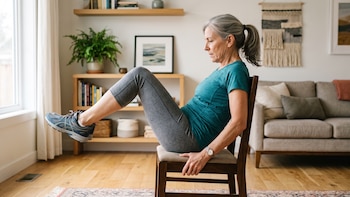 Los 3 ejercicios sin máqunas ni pesas para ganar fuerza, equilibrio y movilidad después de los 60