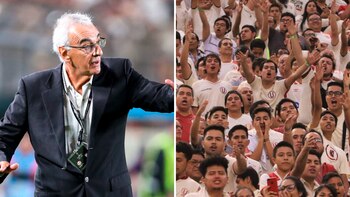 Jorge Fossati y hinchas de Universitario