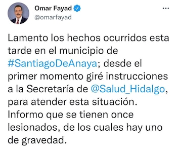 Omar Fayad Twitter