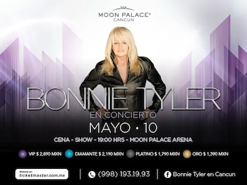 Cartel del evento de Bonnie Tylor en México. (Redes sociales)