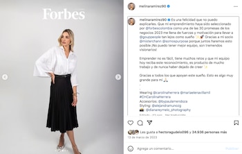 Melina Ramírez fue una de