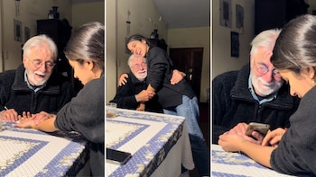 Magui, la nieta, grabó el