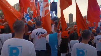 Incidente entre simpatizantes de Renovación Popular y Fuerza Popular marca inicio del segundo debate municipal en Lima