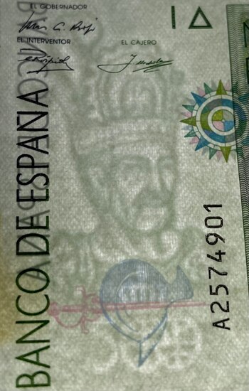 El rostro de Moctezuma aparece