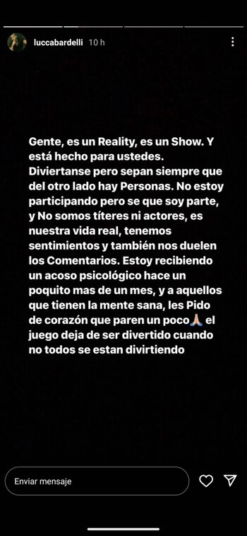 Los posteos del novio de