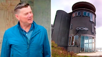 Edward Short muestra su "invención"