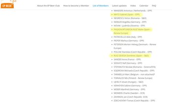 En amarillo, los nombres de