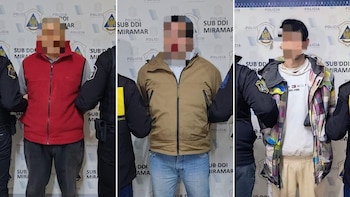 Tres detenidos por una violenta entradera en Miramar: robaron una camioneta y la incendiaron durante la fuga