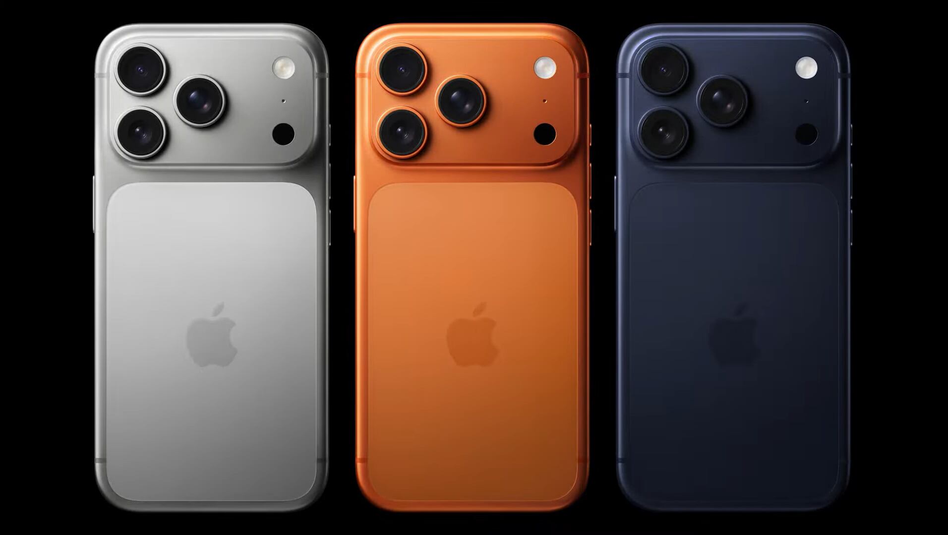 Los iPhone 17 Pro y Pro Max apuestan por estructura unibody de aluminio, triple cámara de 48 MP y chip A19 Pro.