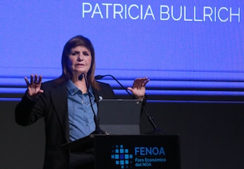 Javier Milei habla en el Foro Económico del NOA 2026 en Tucumán - Patricia Bullrich