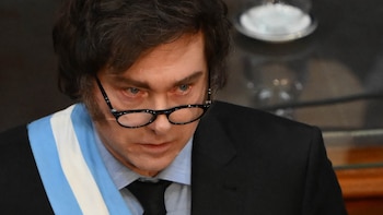 Discurso breve, cena en Olivos