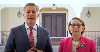 El canciller Manuel Tovar reafirmó el respaldo del nuevo gobierno de Costa Rica a la candidatura de Rebeca Grynspan para liderar la ONU. Crédito: Ministerio de Relaciones Exteriores y Culto