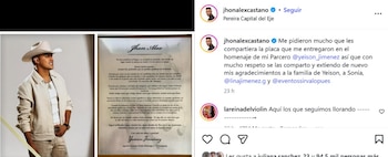 Jhon Alex Castaño reveló detalle