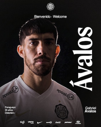Olimpia anunció la incorporación de Gabriel Ávalos (@elClubOlimpia)