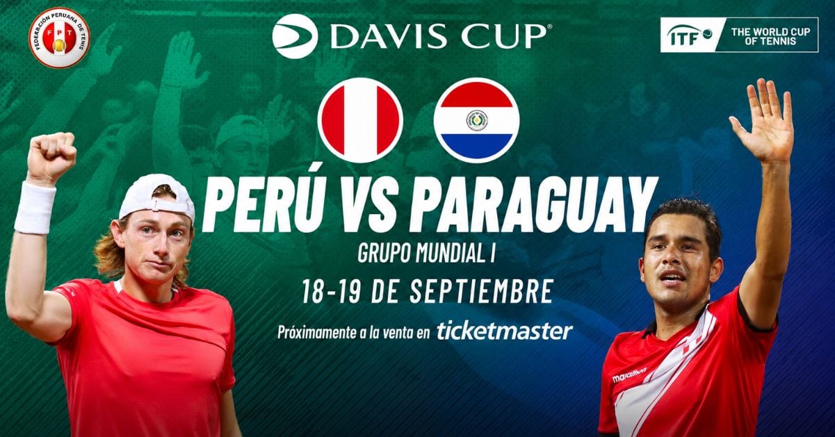 Entradas a la Copa Davis: Perú y Paraguay en el Jockey Club