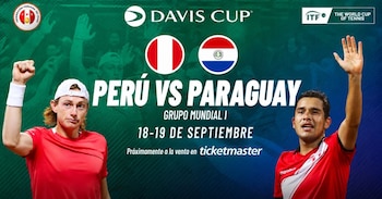 Perú se enfrentará a Paraguay en la Copa Davis 2026: conoce todos los detalles de la venta de entradas.
