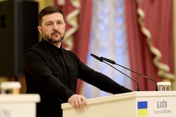 Presidente ucraniano, Volodimir Zelensky. Europa