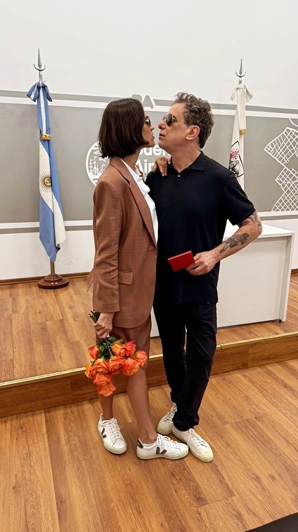 Andrés y Natalí fueron los primeros en casarse en el año 2025 y lo hicieron con una ceremonia por civil