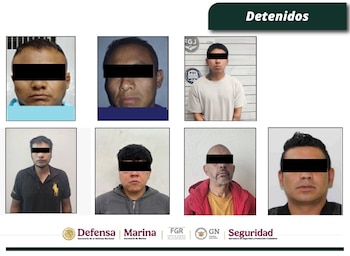 Sujetos capturados en el Edomex