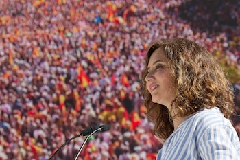 La presidenta de la Comunidad