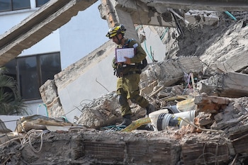 La misión israelí concentró sus labores en tres de los cinco puntos críticos identificados en Cali tras el terremoto - crédito Alcaldía Cali