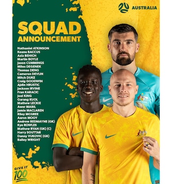 La lista de Australia para