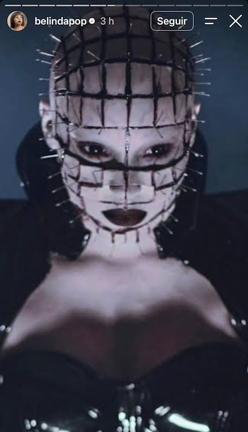 Belinda se disfrazó de Pinhead (ig/belindapop)