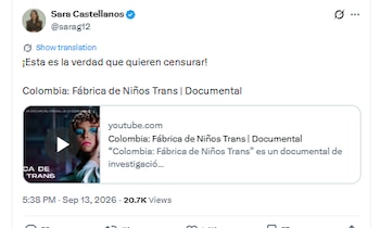Este es el documental que causó una orden judicial contra Samuel Adrián que pedía el retiro del contenido o sería arrestado en Colombia - crédito @sarag12/X