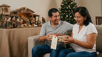 Las frases navideñas para parejas