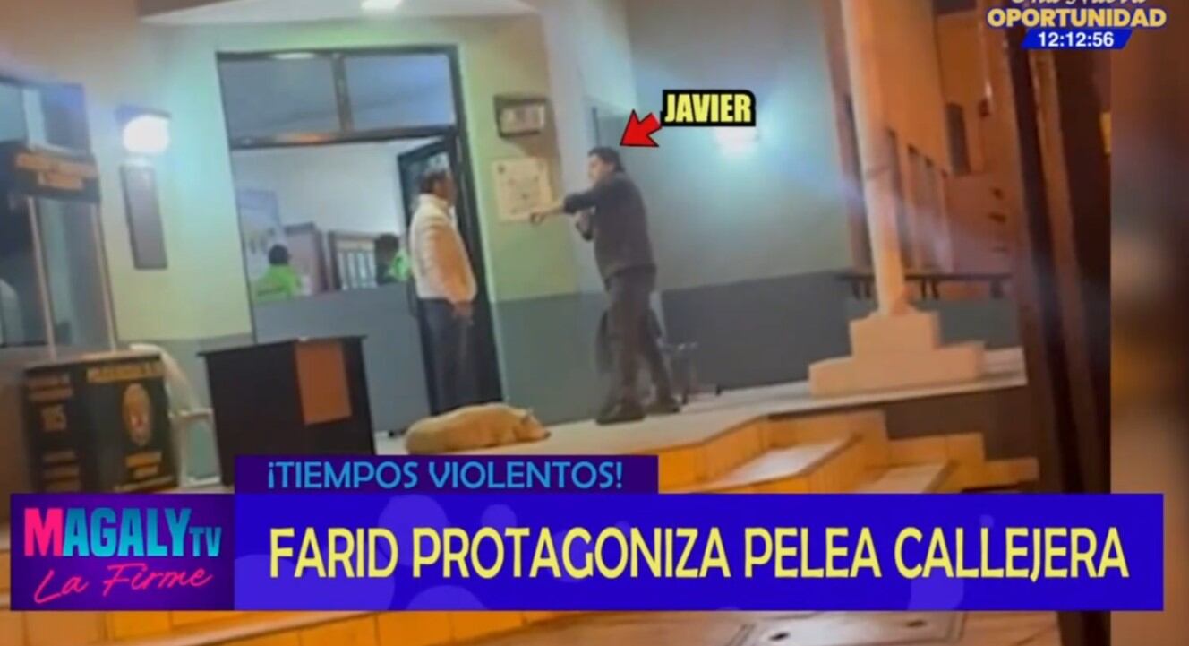 Farid Odé protagoniza escándalo de agresión con pareja de Mariella Zanetti: Termina en comisaría. Infobae Perú / Captura TV - Magaly TV La Firme