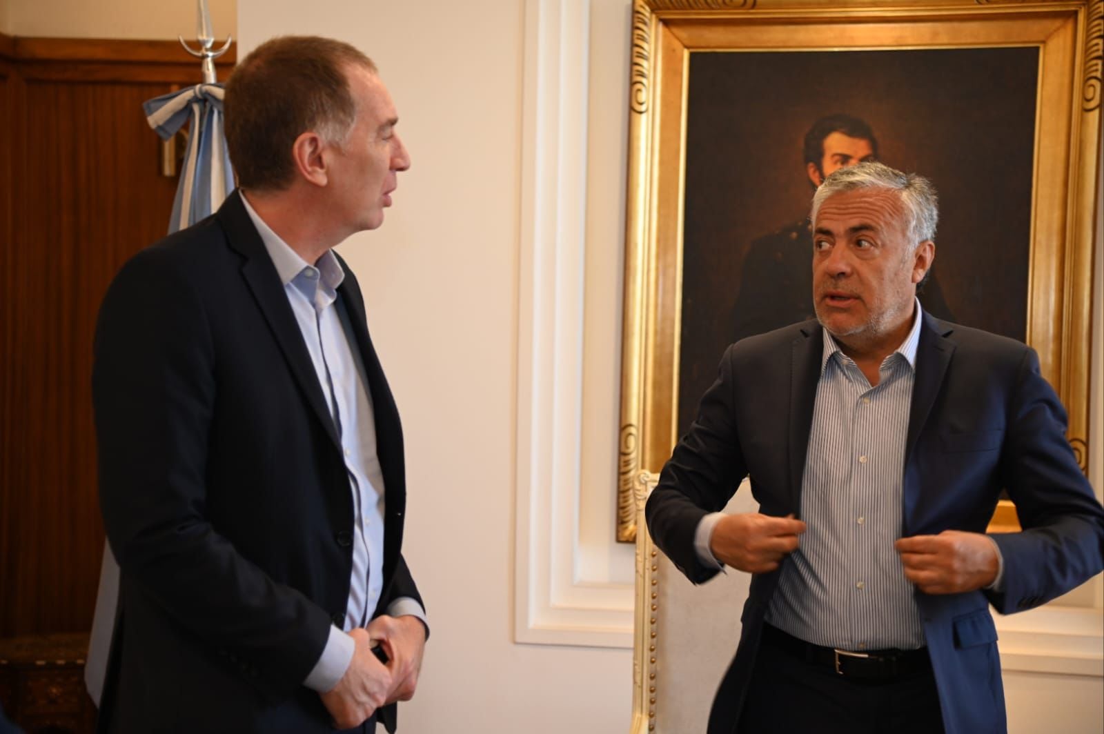 Diego Santilli y Lule Menem se comunicaron con Alfredo Cornejo para bajar la tensión