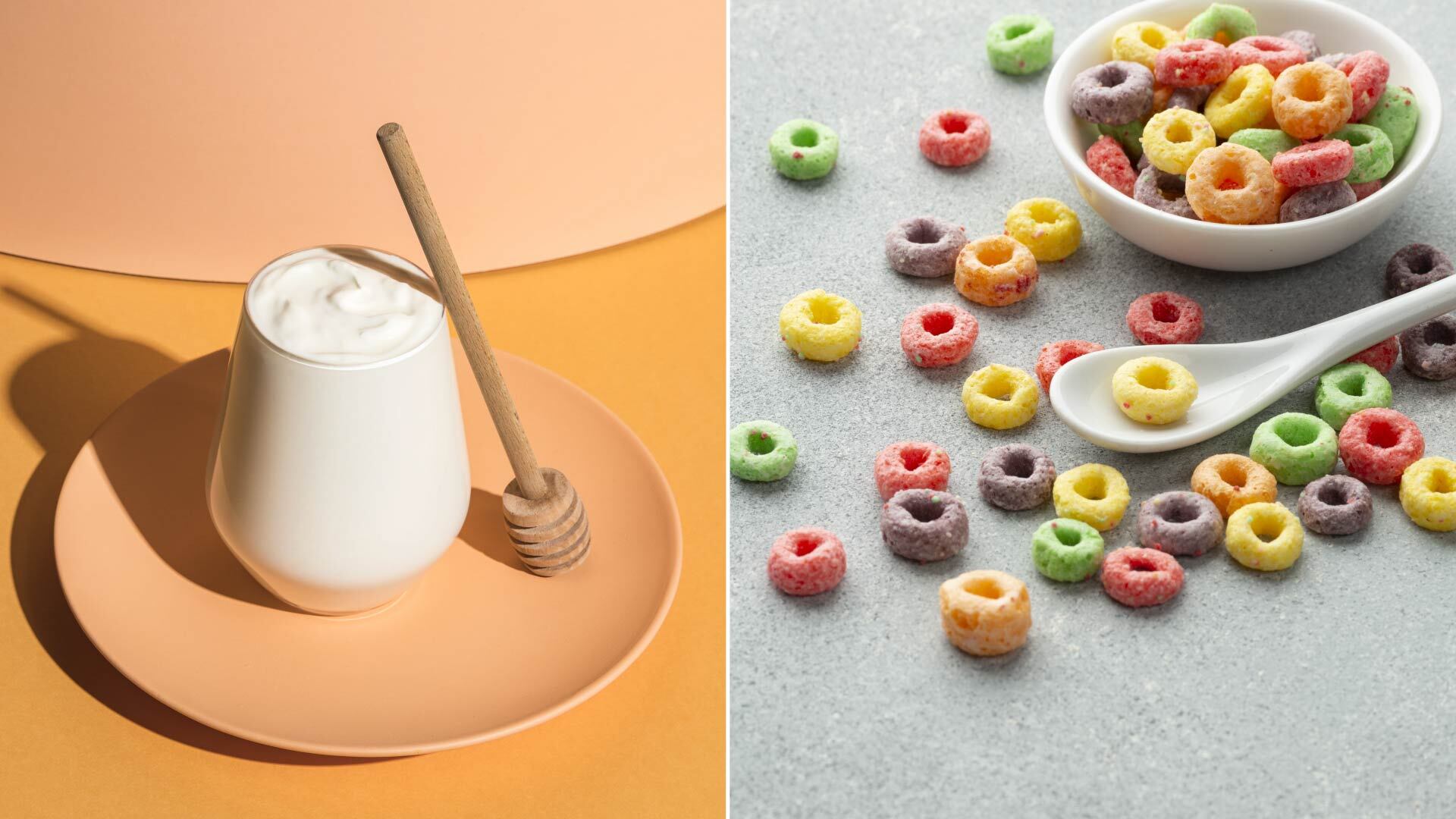 El yogur griego natural colado, combinado con frutas y frutos secos, aumenta la saciedad y reduce el consumo de calorías en el desayuno