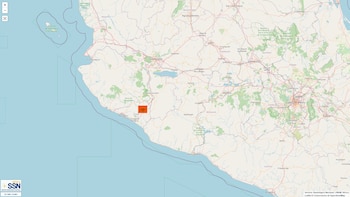 Sismo en México este miércoles 24 de mayo. Foto: SSN