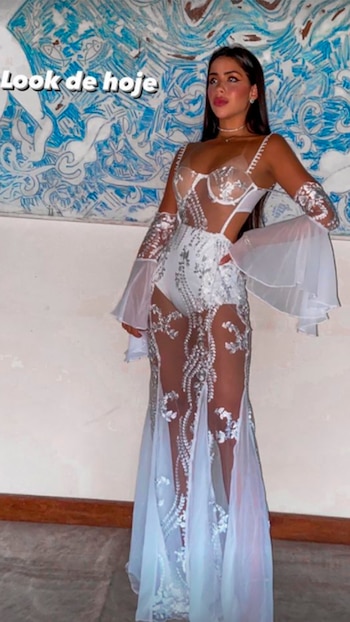 Ana Liz Bittencourt, una de las invitadas a la fiesta de Neymar