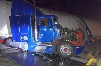 El impacto fue tan fuerte,