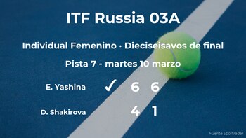 Ekaterina Yashina consigue clasificarse para