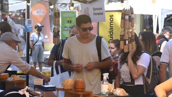 La gente pudo degustar todo