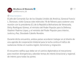 El mensaje de la Presidencia