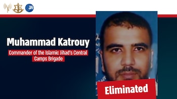 El Ejército de Israel abatió al jefe terrorista de la Yihad Islámica en el centro de Gaza