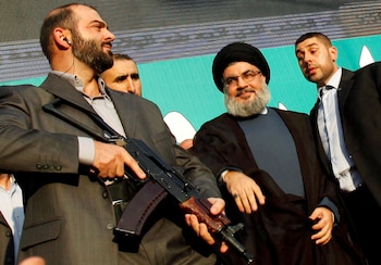 El líder Hezbollah, Sayyed
