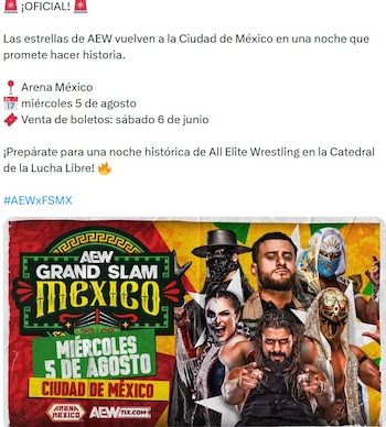 Los aficionados podrán adquirir sus entradas a partir del 6 de junio para uno de los eventos más esperados del año.