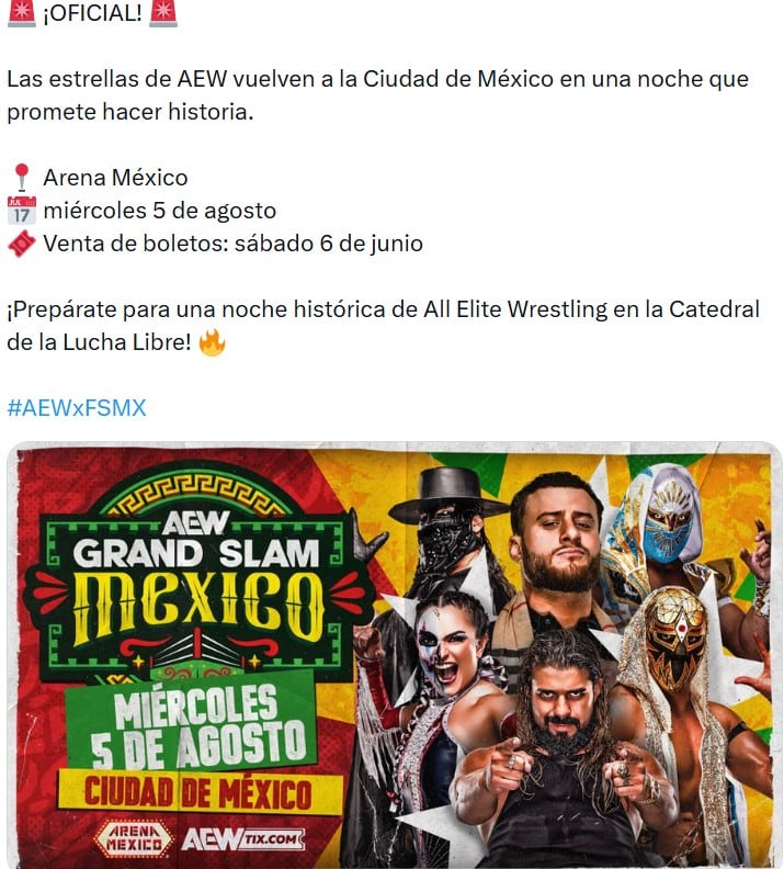 Los aficionados podrán adquirir sus entradas a partir del 6 de junio para uno de los eventos más esperados del año.