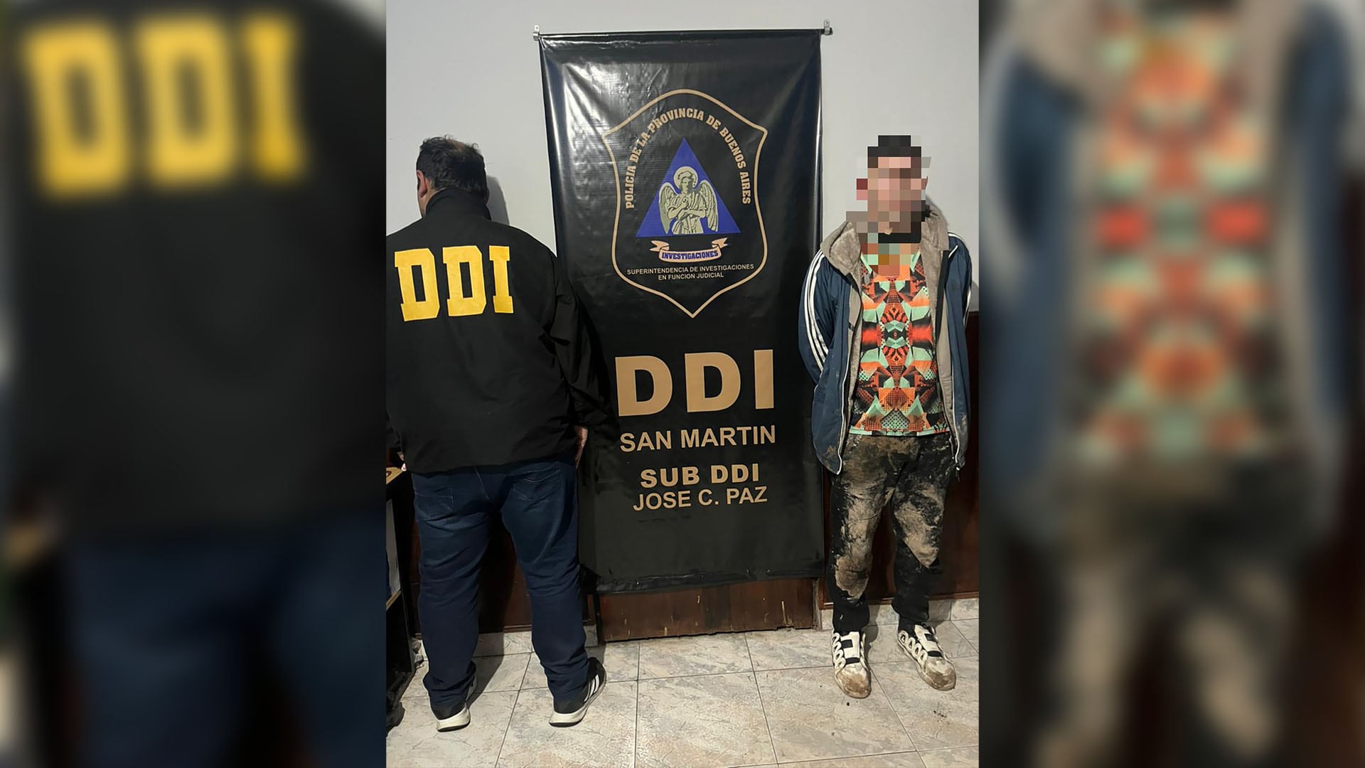 Un hombre es detenido en José C. Paz por la DDI San Martín en el marco de una investigación de homicidio
