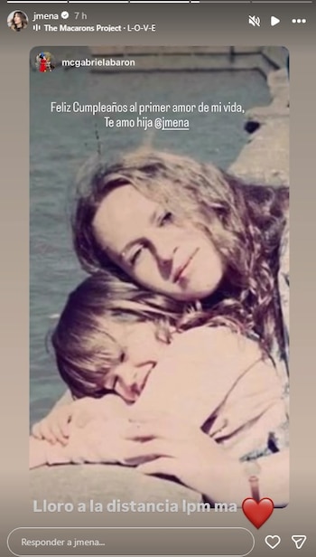 El conmovedor mensaje de cumpleaños de la mamá de Jimena Barón a su hija (Instagram)